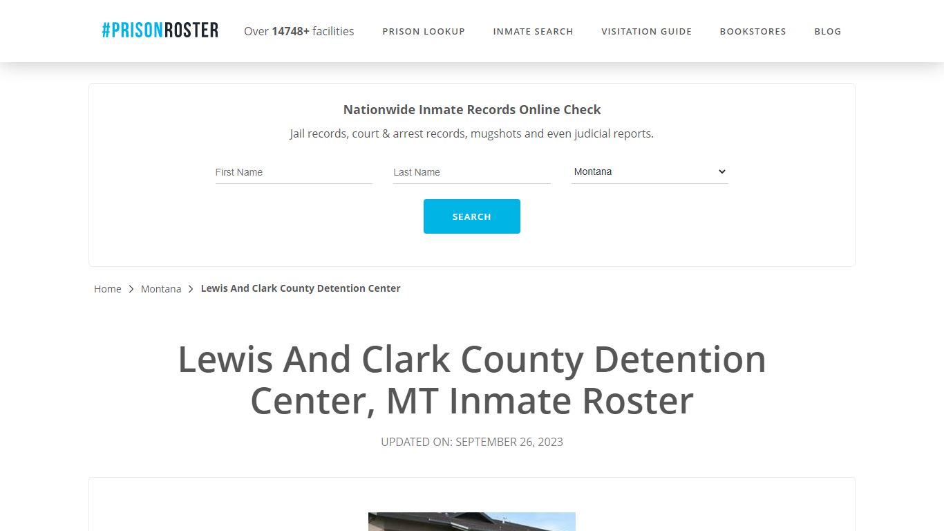 Lewis And Clark County Detention Center, MT Inmate Roster